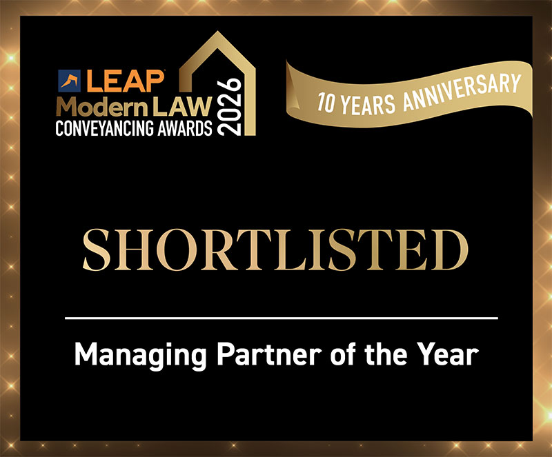 Managing Partner of the year shortlist - Midlands MLCA26 Awards